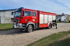 #48 06.04.2023r. Jackowo 19/3 - pożar sadzy w przewodzie kominowym