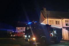 #49 21.02.2022r. Zwartowo 8 - pożar sadzy w przewodzie kominowym budynku wielorodzinnego