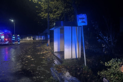 #94 30.10.2025r.  Osieki Lęborskie - drzewo powalone na jezdnię DP 1432G